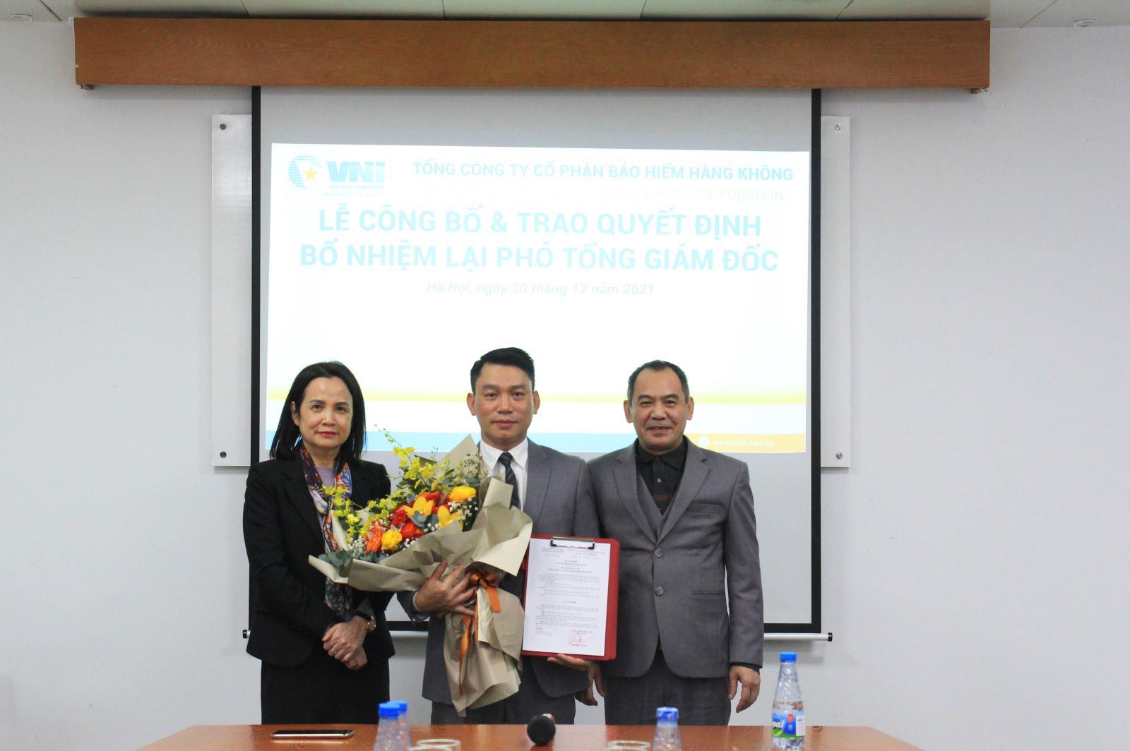 VNI BỔ NHIỆM LẠI ÔNG NGUYỄN THÀNH QUANG GIỮ CHỨC PHÓ TỔNG GIÁM ĐỐC